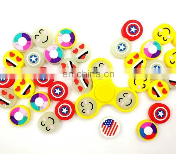 Emoji Style Silicone Finger Spinner Toys Led Hand Spinner Toys Gifts EDC Spinning Toys for Christmas Halloween Festival Gifts photo-4