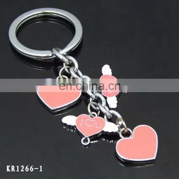 Bowknot Shape Metal Keychain Charms Key Ring Key Holder photo-4