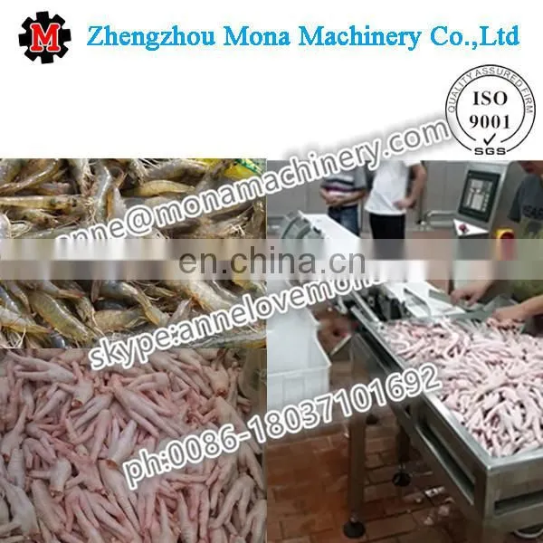 0086 13673603652 Chicken Feet Weight Sorting Grading Machine Chicken Paws Sorting Machine for Sale photo-6