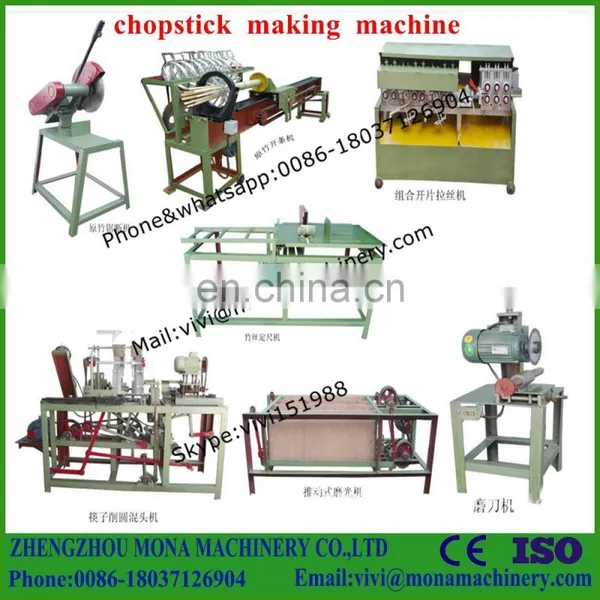 High Efficiency Automatic Wooden Bamboo Chopstick Making Machine photo-6