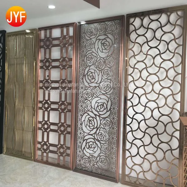Custom Design Balcony Perforated Metal Screen Partition Restaurant Wall Divider photo-4