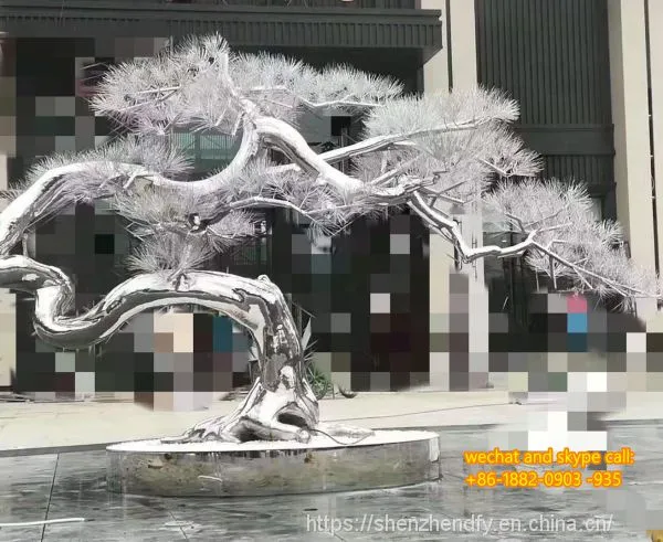 Customized Artwork Fish Stainless Steel Sculpture For Decoration Shopping Mall photo-3
