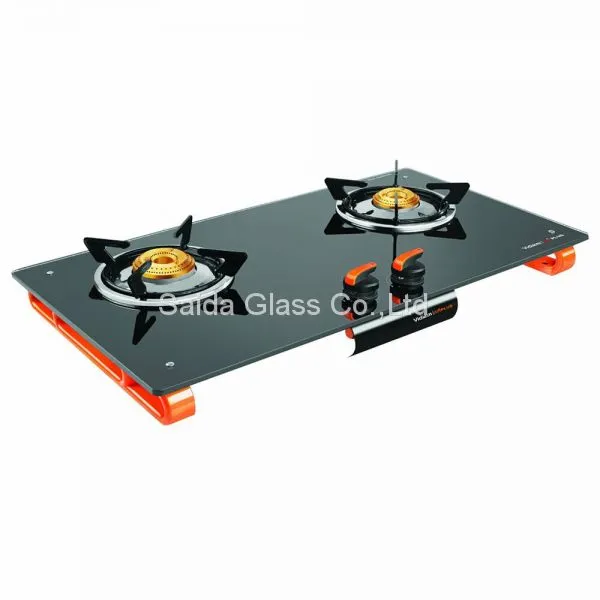 Customized High Quality 8mm Thickness Topcover Black Ceramic Glass for Stove