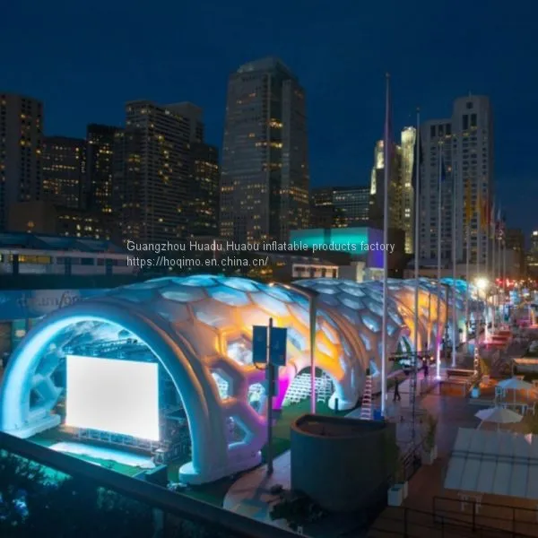 Custom-made Large-scale Commercial Exhibition Inflatable Tents, Rescue Medical Tents, Inflatable Car Spray-painted Tents