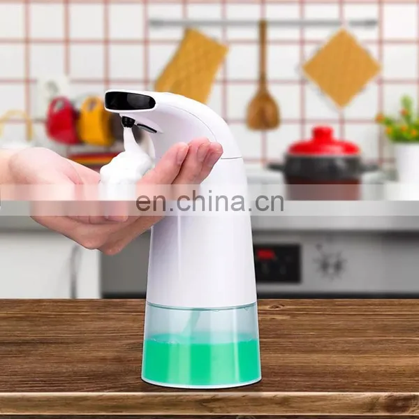 Factory Hands Free Wash Automatic Liquid Soap Disinfection Device Infrared Sensor Foam Sanitizer Dispenser 250ml photo-2
