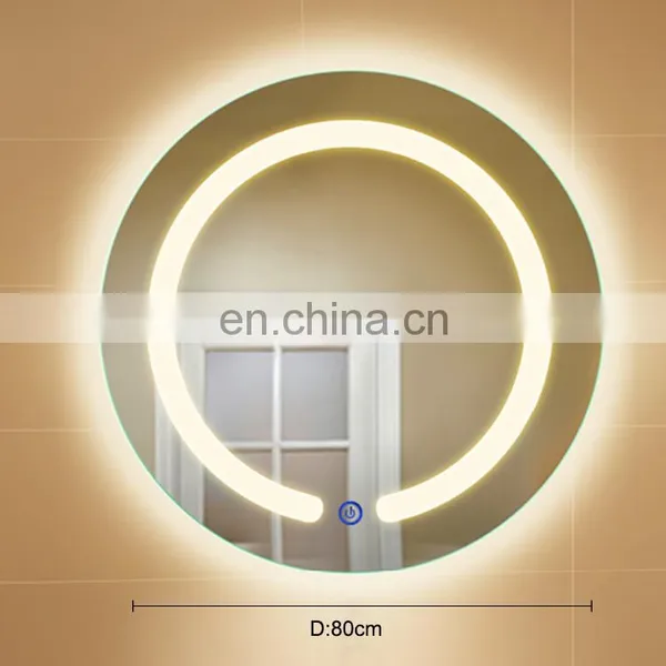 New Design Decorative Fancy Wall Mirror With LED Light for Luxury Hotel photo-2