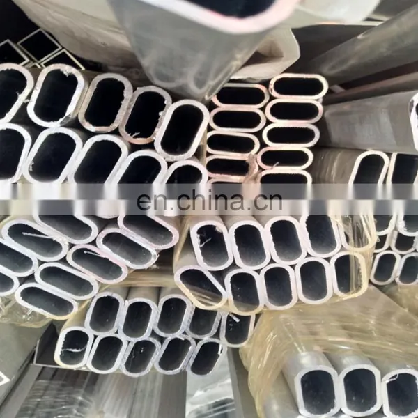 6063 T5 Extrusion Structure Aluminum Round Profile Hollow Aluminum Tube 6061 T6 Large Oval Aluminium Extrusion Manufacturer photo-6