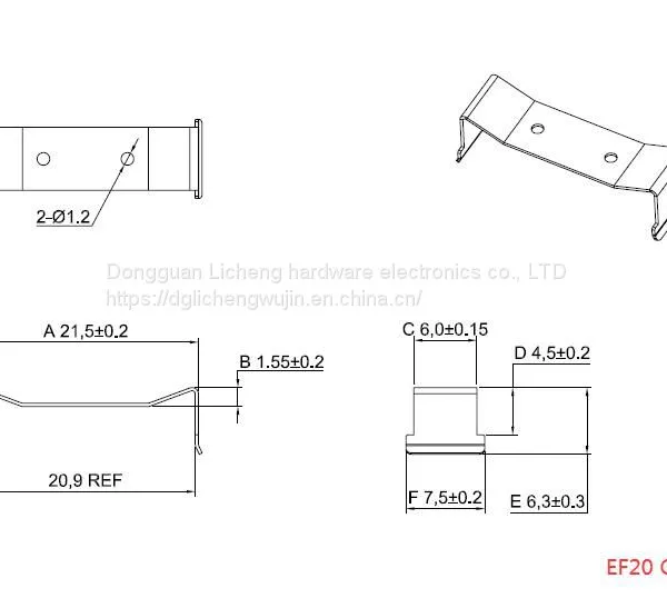 EF20 Clip EF20 Clamp,transform Clip EF20transformer Stainless Steel Clamp,Wholesale Inventory, Fast Delivery photo-2