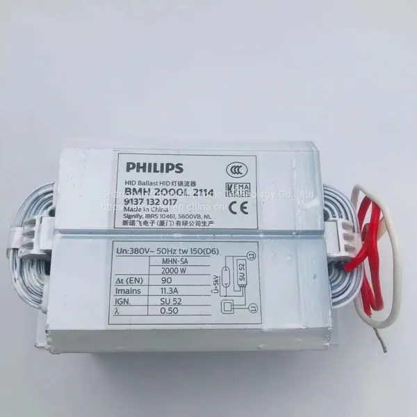 BMH 2000L 2114 Philips HID Metal Halide Lamp Magnetic Ballast