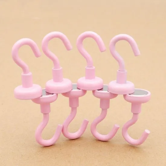 Colorful Strong Heavy Duty Magnet Hook Neodymium Swivel Magnetic Hooks Magnet photo-4