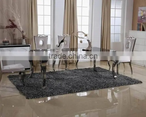 Glass Dining Table Set, Modern Dining Set