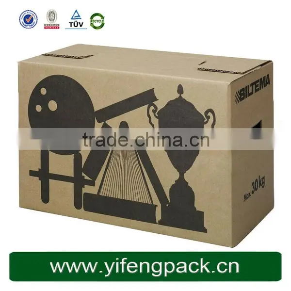 Plain Kraft Paper Cartons Corrugated Box Packaging Box photo-3