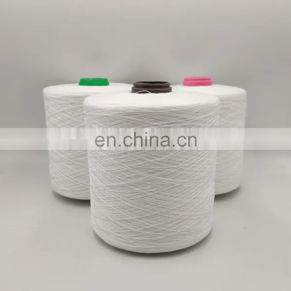 High Tenacity Raw White Sewing Thread Dyeing Tube Poly Poly Core Spun Sewing Thread Manufacture photo-2