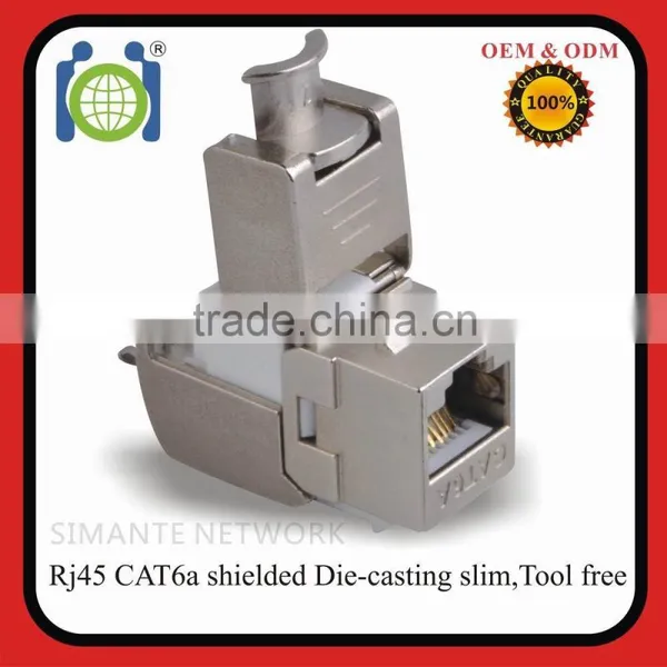 Cat6a Keystone Modul Geschirmt photo-3