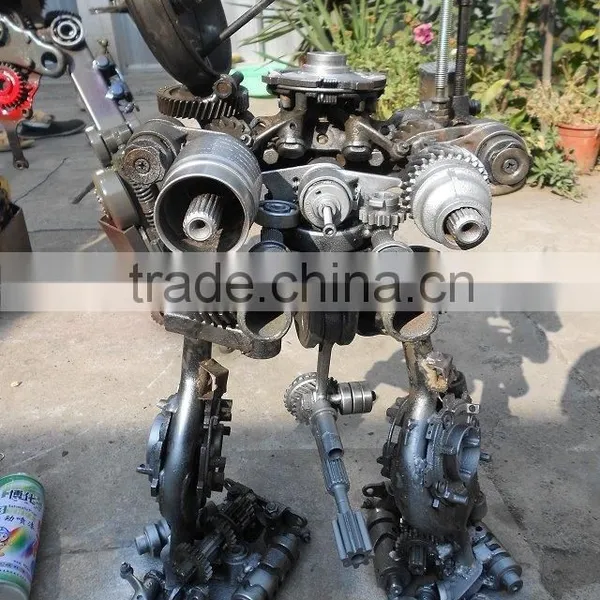 Ironhide Large Outdoor Sculpture Cartoon Figure Iron Man Sculpture for Public Plaza Exhibition Celebration photo-5