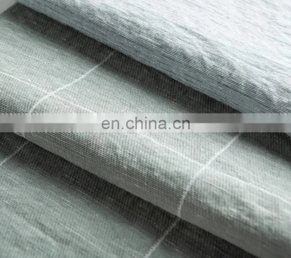 Wholesale Cheap Price Cotton and Linen Viscose Crinkle Cloth Fabric Price per Meter photo-2