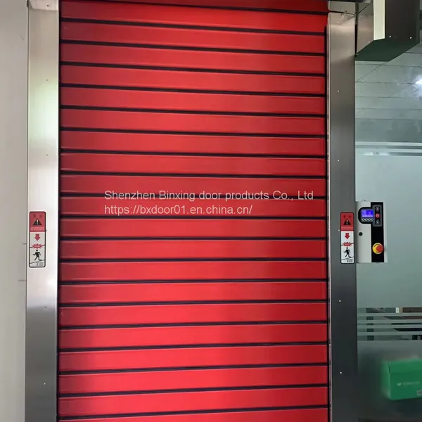Roll Fast Roll Up High Speed Door Insulated Aluminium Rapid Hard High Speed Door