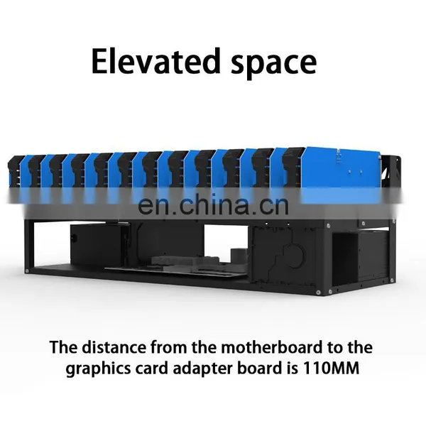 12 Gpu Open Rig Frame Rack Case Open Air 3 Rig Frame 6 8 10 12 Case Gpu Rig Server Frame Farm Case 12 Gpu photo-4