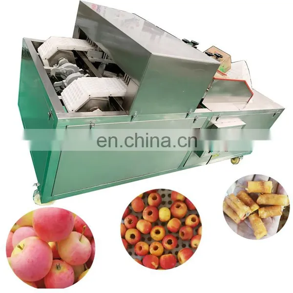 Commercial Automatic Industrial Pear Apple Skin Removing Peeler Peeling Coring Slicing Cutting Machine photo-2
