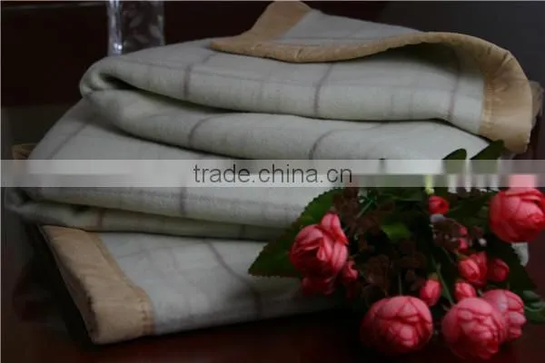 Spanish Soft Pure Woven Wool Throw Blanket photo-4