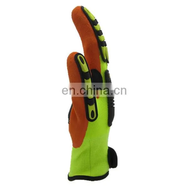 Factory Custom Industrial Anti Impact Mechanic Cut Resistant Protective Hand Working Safety Gloves photo-4