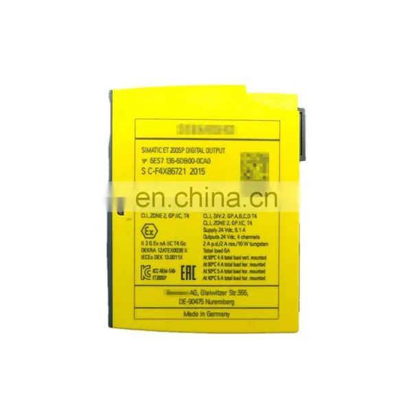 Hot sale 6ES7136-6DB00-0CA0 PLC controller module SIMATIC ET 200SP plc program logic control