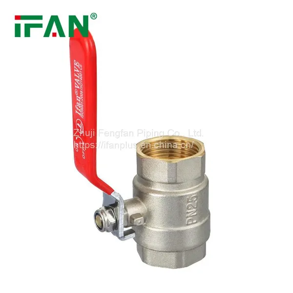 IFAN Customized Female Threaded 2Pc Ball Valve1/2 3/4 1 2 Inch Brass Ball Valves photo-3