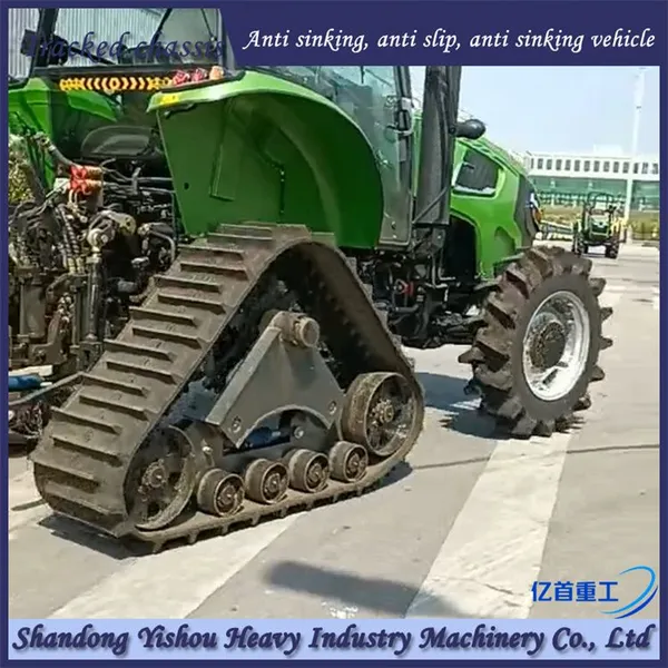 Triangle Track Assembly Tractor Modification Customized Paddy Field Passing Strength photo-3
