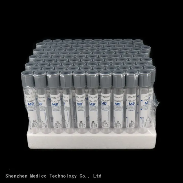 Glucose Blood Collection Tube Disposable Vacuum Plasma Blood Collection Tube for Blood Glucose Determination photo-4