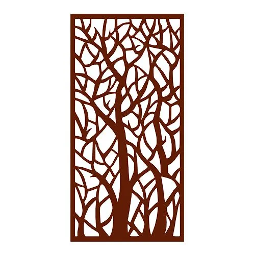 Metal Privacy Screening Which Great for Stopping Neighbours From Invading Your Privacy, Rust Metal Screen photo-5
