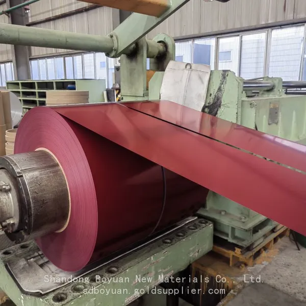 Recyclable Environmental Protection Color Coated Aluminum-zinc Steel Coil LEED Certified Green Building Materials photo-2