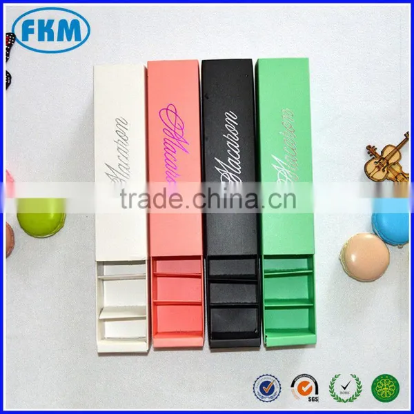 Cookie Macaron Cupcake Drawer Style 20.5x5.4x5.3cm Chocolate Packing Cake Box photo-2