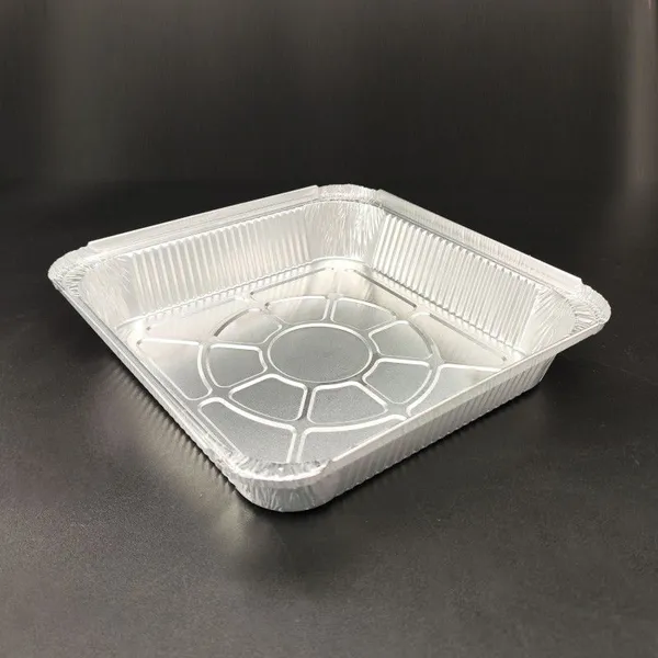 Longstar High Quality Square Aluminum Foil Grill Pan for Baking Roasting Cooking and Catering Use photo-3