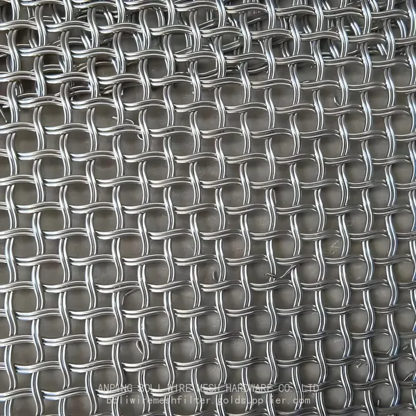 Decorative Stainless Steel Metal Coil Drapery Metal Wire Mesh Chain Spiral Curtain Mesh for Partition photo-3