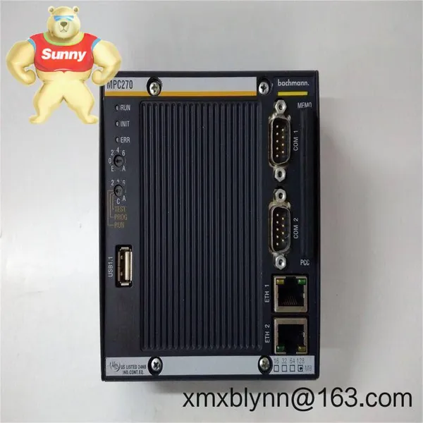 Bachmann MPC270-128512M Processor Module for M1 – Real-time Control for Reliable Machine and Energy Automation photo-2