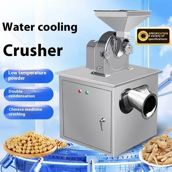 100kg Per Hour Electric Food Chemical Grinding Mill Chinese Herbal Grain Seasoning Water-Cooled Pulverizer photo-2