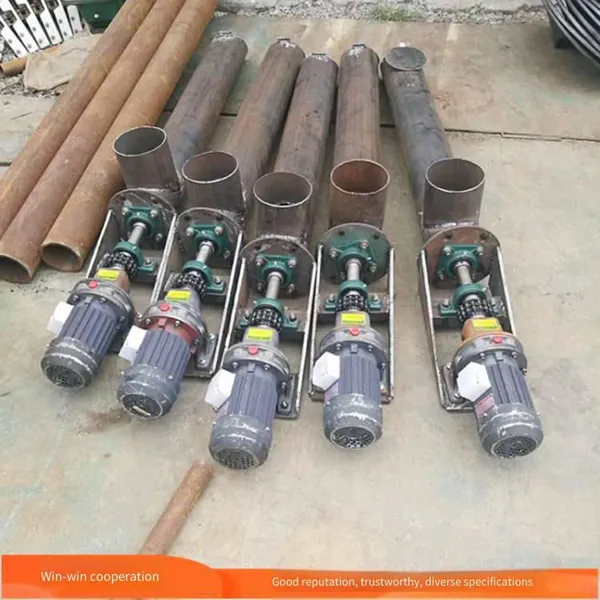 Vertical Mobile Feeding Machine, Stainless Steel Powder Screw Conveyor, Tl219 Auger Electric Hoist photo-3