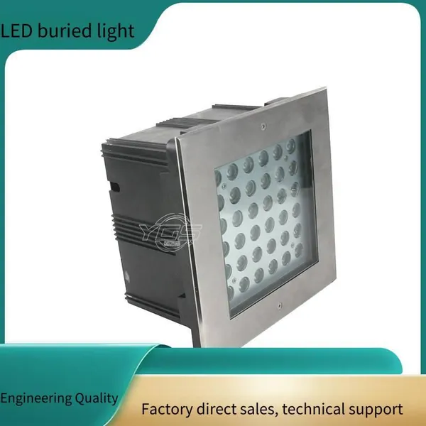 Led Outdoor Waterproof In-ground Lights, Square 9w In-ground Lights, 48w In-ground Lights, 304 Stainless Steel photo-2