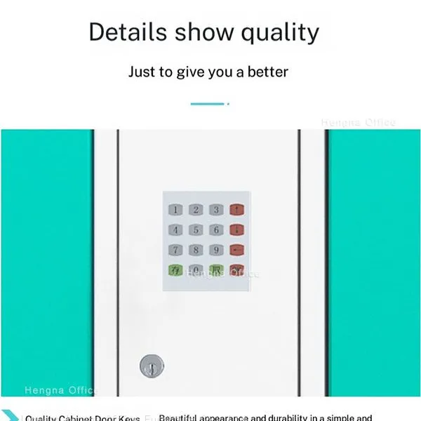 Water Park Electronic Locker 12-Door Water Resistant Card Access Steel Cabinet for Guest Belongings photo-2