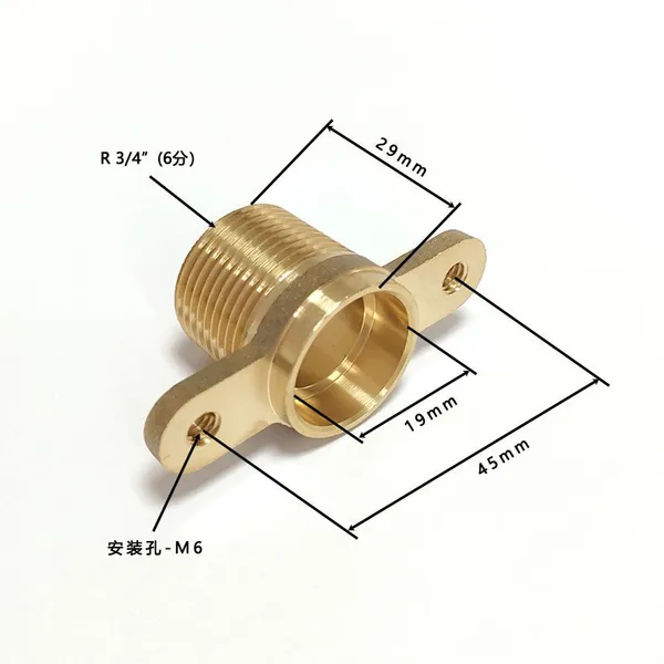 Brass Fittings,Socket Female Thread Joint With Ear,Adopting C37710 photo-4