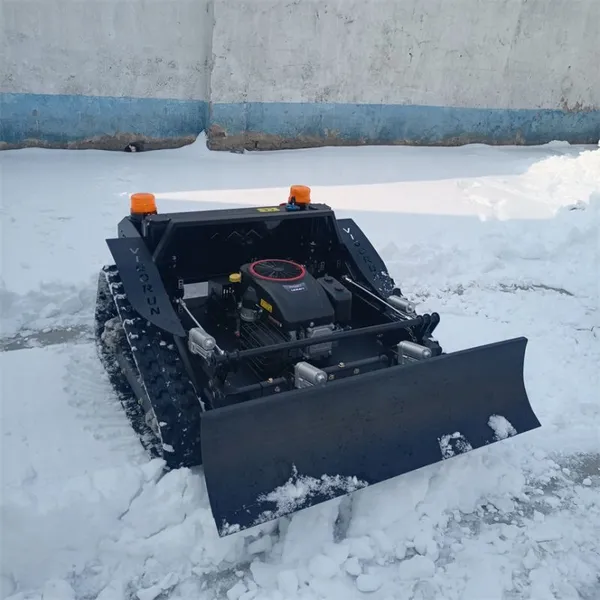 Gasoline Engine Adjustable Cutting Height 10-150Mm Travel Speed 0~6Km/H Mower Remote Control photo-4