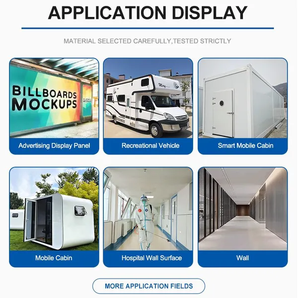 FRP Panel Lightweight Advanced RV VAN Equipment Enclosures Corrosion Aging Resistant Industrial Use Welding Pebble FRP Panel photo-6