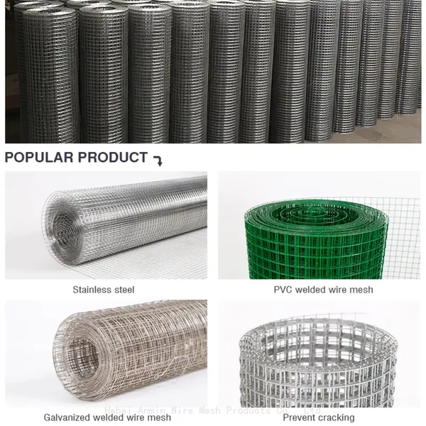 Galvanized Welded Wire Mesh Rolls (1/4 x 1/4