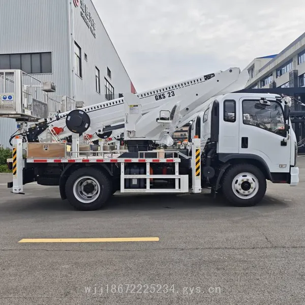 Dongfeng Export-type 23-meter Aerial Work Vehicle, Telescopic Boom Aerial Work Platform for Foreign Trade Maintenance photo-3