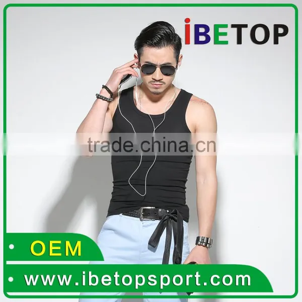 Customize Wholesales Simple Cotton Sport Vest Singlet photo-5