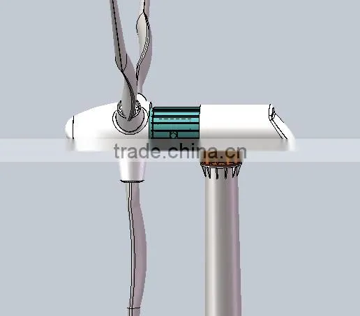 Horizontal Axis 60kw Wind Turbine/wind Power Generator Home Standby Inverter Wind Generator photo-3