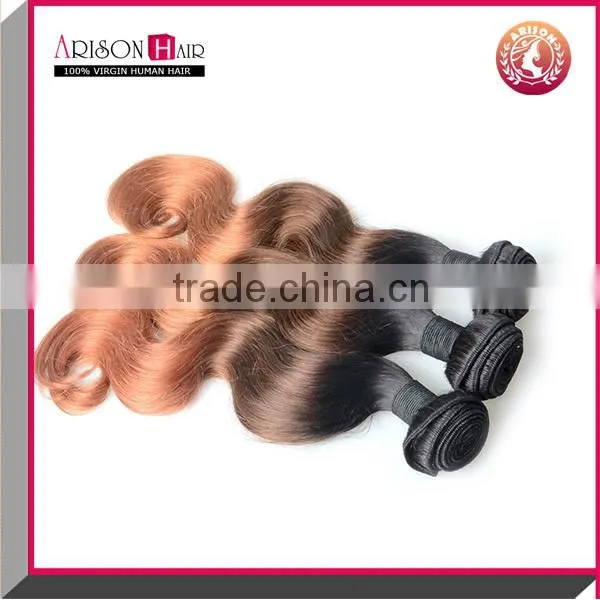 T Hair Products Ombre Hair Extensions 8A Brazilian Virgin Hair Body Wave 3pcs Brazilian Human Hair Weave Bundles 1B 4 30 photo-3