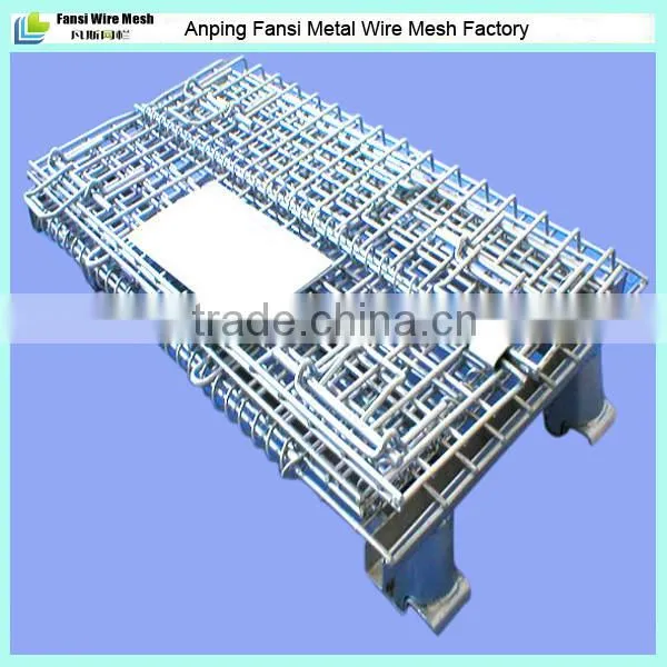 Folding Welded Steel Galvanized Pallet Cage(Anping Manufacture) photo-4