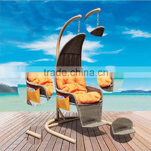 Lazy Leisure Outdoor Creative Pe Rattan Garden Sofa Lounge French Cane Chairs photo-5