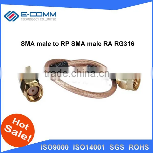 WiFi Wireless Router Antenna Extension Cable RF Feeder RP SMA Male Straight to RP SMA Female RG316/RG174/RG58 Pigtail photo-4